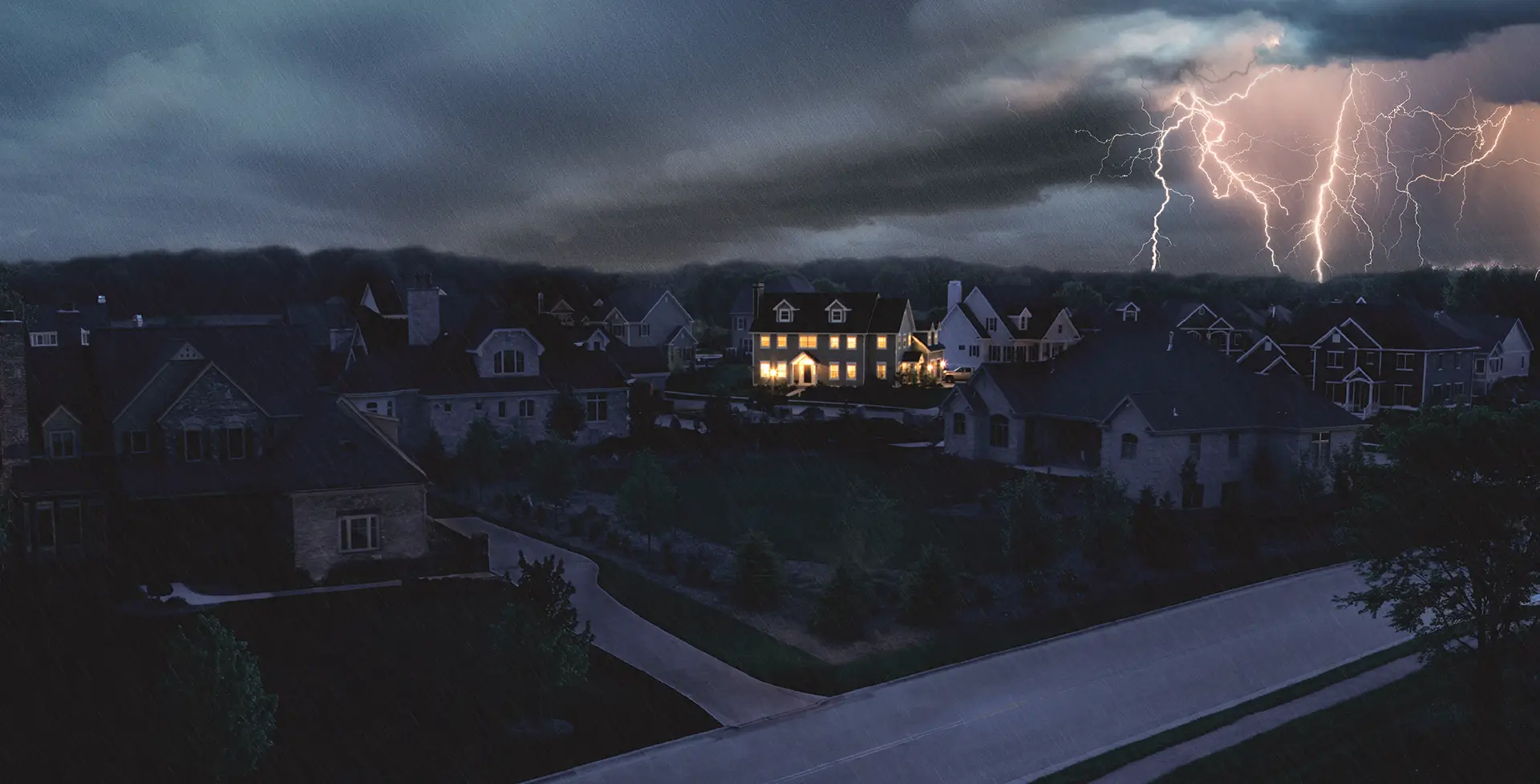Generator during storm