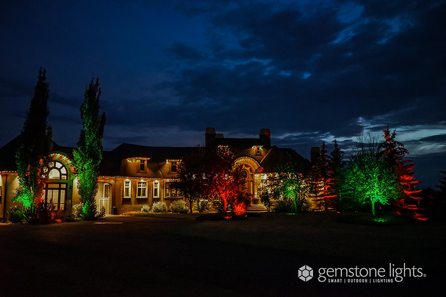Gemstone Lights for Estate Home